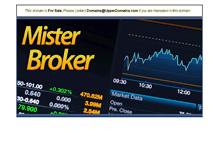 Tablet Screenshot of misterbroker.com